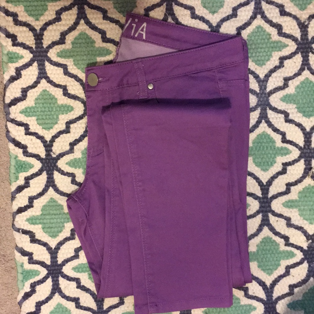 Purple Skinny Jeans